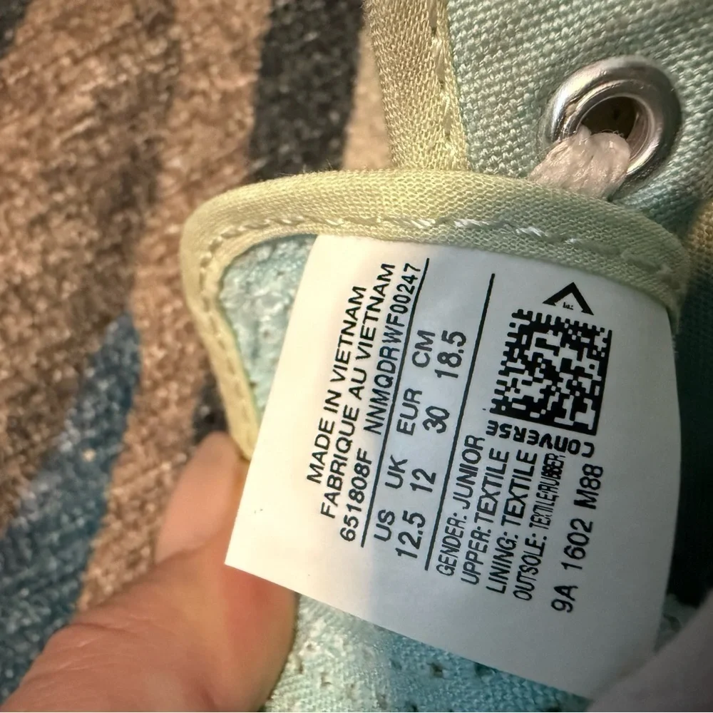 Converse size kids 12.5